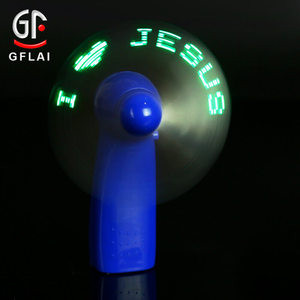 Regalos <span class=keywords><strong>de</strong></span> boda para invitados, ventilador <span class=keywords><strong>de</strong></span> mensaje personalizado Led programable - Product Image 2