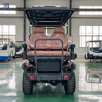 Voiturette de golf électrique tout-terrain homologuée pour la route CAMP Luxury Design 6 places
