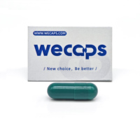 Capsules végétales vides Wecaps Halal de qualité pharmaceutique, taille 1, coque dure, taux de remplissage élevé 99,9%