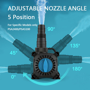 Pompe submersible en ligne Heto à prix d'usine, OEM, haute pression, débit réglable, arbre en céramique, pour fontaines et bassins à poissons 1 - Product Image 2