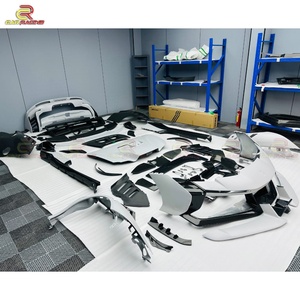 For SF90XX Conversion Body Kit for Ferrari SF90 Hood <b>Car</b> Bumper <b>Diffuser</b> Lip Fender Side Skirt Spoiler Wing Engine Cover Bonnet - Product Image 2