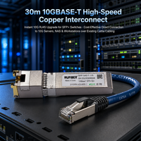 Module émetteur-récepteur fibre optique 10G SFP+ RJ45 30m à courte portée avec DDM pour liaison Ethernet serveur rack à rack de centre de données