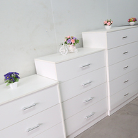 Armoire de rangement à 3 tiroirs, facile à assembler, nouvelle conception, commode à roulettes pour la maison