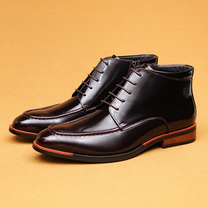 Botas de Tobillo de Cuero Genuino Originales 2025 para Hombre, Lavables, Hechas a Mano con Tecnología Goodyear, Estilo Retro, Amekaki, con Cordones - Product Image 1
