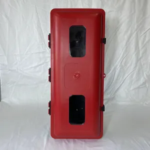 Plastic Fire Cabinet Used For 6kg Powder Extinguisher Or 2kg 3kg CO2 Fire Extinguisher Red OEM PVC