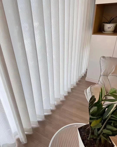 ستائر للمنزل بنمط زهور كريم قماش كتان ستائر منزلية ضمادات تتضمن ملحقات معالجة - Product Image 3