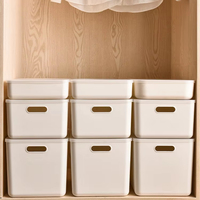 Gran oferta, contenedor blanco multifunción, armario de plástico, caja organizadora de ropa, artículos para el hogar, cajones de plástico multifunción