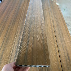 Revêtement de <span class=keywords><strong>sol</strong></span> en bois composite PVC <span class=keywords><strong>pour</strong></span> <span class=keywords><strong>terrasse</strong></span> extérieure WPC, revêtement de <span class=keywords><strong>sol</strong></span> imperméable <span class=keywords><strong>pour</strong></span> <span class=keywords><strong>terrasse</strong></span>, décoration de jardin et de patio - Product Image 5
