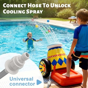 PVC Inflatable Launching <b>Ball</b> <b>Pool</b> Toy Water Spray <b>Ball</b> Shooting <b>Pool</b> Game Outdoor Poolside Yard Beach Activity Water Toy - Product Image 4