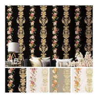 Papier peint PVC 3D moderne, nouveau motif floral, décoration intérieure pour enfants, cuisine, isolation thermique, imperméable, revêtement mural