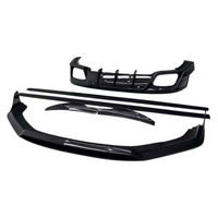 Kit carrosserie style OC en fibre de carbone sèche : Lame avant, jupes latérales, diffuseur arrière, aileron arrière pour Porsche Panamera 976 2024+
