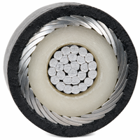 Cable de Alimentación Armado con Alambre de Acero Al/XLPE/PVC/SWA, 3C 4C 25-400mm 0.6/1kV, Cable Subterráneo de PVC