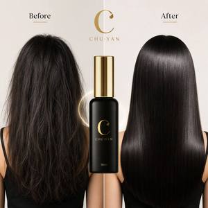 เซรั่มบำรุงผม CHU·YAN 50 มล. แบรนด์ส่วนตัว, เอสเซนส์ซ่อมแซมเส้นผมระดับมืออาชีพสำหรับร้านเสริมสวย บำรุงล้ำลึก - Product Image 2