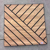 Panneaux acoustiques muraux en MDF pour intérieur/extérieur au design moderne avec absorption acoustique hautement efficace, imperméables pour appartements