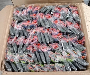 Large 33cm Bamboo UV Neon Light Hand Fan with Traditional Cartoon Angel & Advertising Styles - Product Image 6