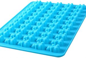 Moule à bonbons en silicone de haute qualité, doux, sûr, résistant à la chaleur, coloré, en forme d'ours - Product Image 3