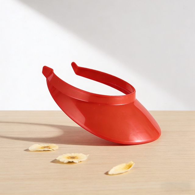 High Quality Colorful Promotional Outdoor Useful Plastic Cheap Sun Visor Hat for Summer