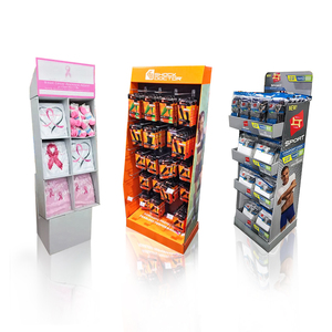 Có Thể Gập Lại In Ấn Sóng Bán Lẻ T-Shirts Các Tông Hiển Thị Kệ Sóng T-Shirt Hiển Thị Các Tông Đứng - Product Image 2