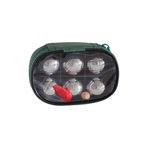 Boules de pétanque miniatures françaises ZQURE 32,5 mm avec sac de protection transparent pour jeux en intérieur et en extérieur - Product Image 5
