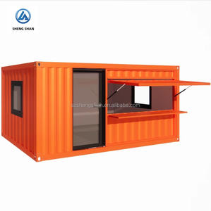 Container Prefabbricato Certificato CE da 20 Piedi per Ristorante Mobile, Negozio per Tè e Caffè all'Aperto, Punto Vendita Pop-up - Product Image 4