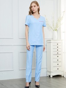 De <span class=keywords><strong>alta</strong></span> calidad de moda Hospital enfermera dos piezas conjunto farmacia uniforme Dental establece Hospital mano lavar la ropa - Product Image 3
