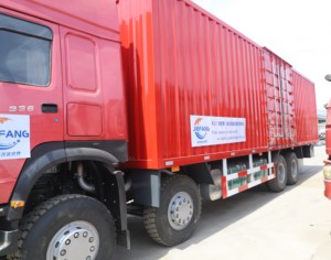 Camión contenedor eficiente HOWO de alta capacidad de 10 toneladas para transporte para envío de contenedores - Product Image 3