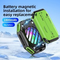 Refroidisseur de téléphone X111 magnétique sans fil en alliage ABS à semi-conducteurs pour gaming, périphérique de refroidissement personnalisable avec logo, vente en gros