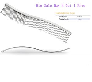 <span class=keywords><strong>Spazzola</strong></span> <span class=keywords><strong>per</strong></span> toelettatura Feather S Curve 24CM in acciaio inossidabile e rame ecologico, nera, <span class=keywords><strong>per</strong></span> cani e gatti - Product Image 2