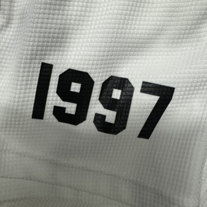 230 GSM Thể Thao Giản Dị Hai Mảnh Mùa Hè Thiết Lập Ngắn Tay Áo Dệt Kim Polyester In T-Shirt Thiết Lập Nổi Mô Hình Quần Short Thoáng Khí - Product Image 2