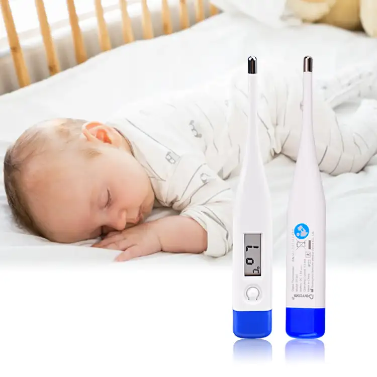 Digitales thermometer baby verwenden wasserdichtes flexibles haushalts temperatur lcd medizinisches billiges weiches kopf kind digitales thermometer