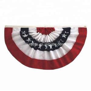 Заводской изготовленный на заказ дешевый чай окрашенный американский флаг флажки с латунными кольцами - Product Image 3