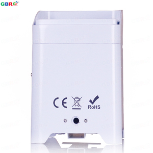 GBR-BP661A वायरलेस RGBWA + यूवी अप रोशनी बैटरी बराबर 6x18 डीजे uplight का नेतृत्व किया - Product Image 5