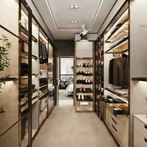 Meubles sur mesure pour toute la maison, style Japandi de luxe, placard sur mesure en MDF, rangement personnalisé pour vêtements - Product Image 6