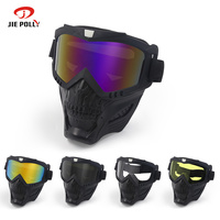 Lunettes d'équitation pour adultes Atv Motocross Lunettes Masque Sangle réglable Oem Friendly Cascos Para Moto Masque facial