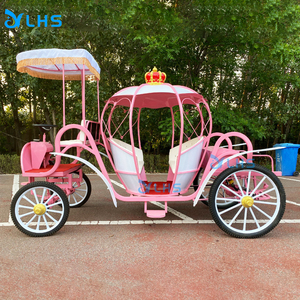 Decorations Pumpkin Wedding Carriage/Garden Royal <strong>Horse</strong> Buggy/Scenic Spots Sightseeing Carriage for Sale - Product Image 2