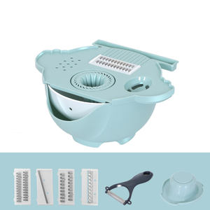 Cortador de Frutas y Verduras Multifuncional 7 en 1 C94, Rallador, Triturador, con Cesta de Drenaje, Accesorios de Cocina - Product Image 2