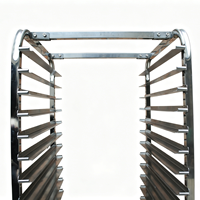 Chariot de refroidissement pour boulangerie, en aluminium et acier inoxydable 304 316, personnalisé, pour cuisine commerciale, chariot à pain, chariot à plateau