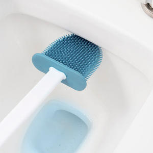 Ensemble de brosse de toilette en <span class=keywords><strong>plastique</strong></span> de style japonais à fixer au mur, sans angles morts, manche long, poils doux, brosse de nettoyage Yiwu - Product Image 5