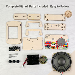 Nuevo Kit Educativo Interactivo DIY STEM, Grabadora <span class=keywords><strong>de</strong></span> Cinta <span class=keywords><strong>de</strong></span> <span class=keywords><strong>Madera</strong></span>, Juguetes Educativos para Niños - Product Image 6