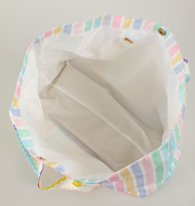 Sac fourre-tout en toile recyclée, très tendance, avec broderie décorative, portable, fermeture en polyester, idéal pour le shopping et les voyages. - Product Image 6