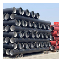 Tuyau en fonte ductile centrifuge DN400 DN600 certifié ISO2531 pour eau douce, fabriqué en Chine, avec services de soudage et de cintrage