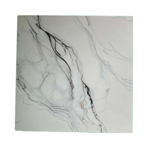 Gạch Đá Cẩm Thạch Trắng Tuyết 60x60cm gạch sứ cao cấp cho sàn/tường chống trầy xước ngoài trời cho thương mại - Product Image 4