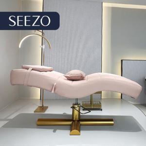 Professionelle Massageliege für Wimpernverlängerung, Schönheits- und Gesichtsbehandlungen, tragbare japanische Kopf-Spa-Massageliege - Product Image 1