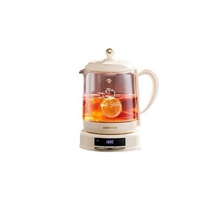 Bouilloire électrique sans fil avec infuseur, en verre borosilicate, design pliable, arrêt automatique, capacité de 1,8 L pour usage domestique - Product Image 1