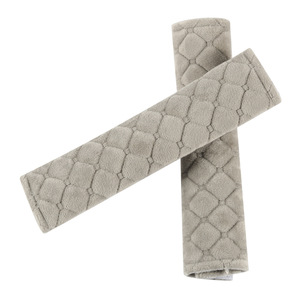 Couvre-ceintures de sécurité 250 mm x 60 mm, coussinets matelassés noirs pour ceintures de sécurité de voiture, pour usage automobile - Product Image 4