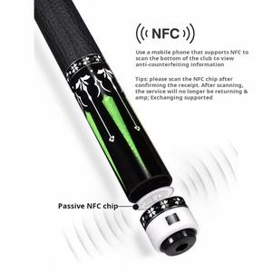 Omin Mysterious Xiaoyao 1 & 2 Big Head Taco de billar chino Eight-Nine Ball Hexteen Color Pool Grabado Rod - Product Image 4