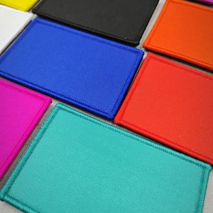 Square Sublimation PVC Logo Patch <b>Black</b> Blank White Blank Patches <b>Black</b> Borders and <b>Hook</b> and Loop for Clothes and Hats - Product Image 6