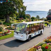 Bus de tourisme rétro avec impression de logo personnalisé et système de conduite sécurisée pour projets de tourisme en ville historique