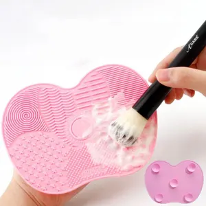 Nieuwe Siliconen Nouveau Pinceau Maquillage Elektrische Make-Up Borstelreiniger Met Zuignap Voor Grondige Reiniging En Onderhoud