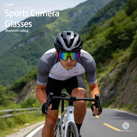 Vente en gros directe usine – Lunettes intelligentes IA avec caméra HD 8MP 1080P, étanches IPX-5, chargement magnétique, contrôle tactile par application, double micro